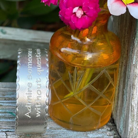 💍Rustic Cuff Bracelet “Admire Someone Else Beauty Without Questioning Your Own. - Picture 2 of 7